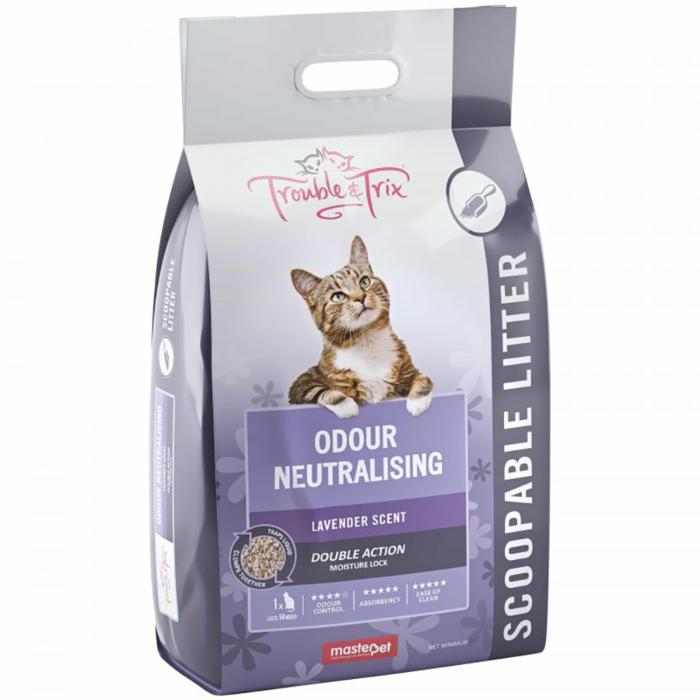 Trouble & Trix Lavender Scented Clumping Cat Litter