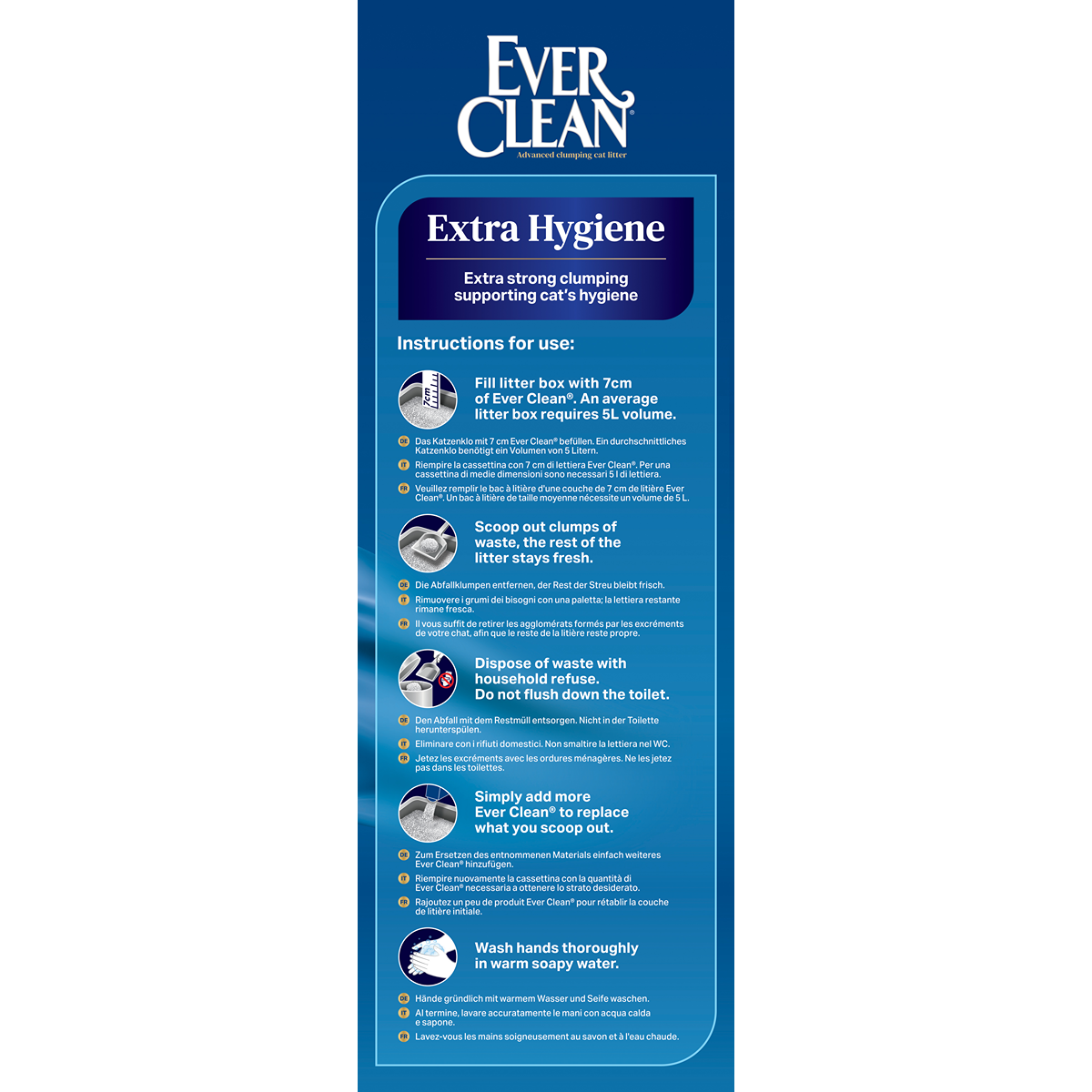Ever Clean Adult Extra Hygiene Unscented Clumping Cat Litter
