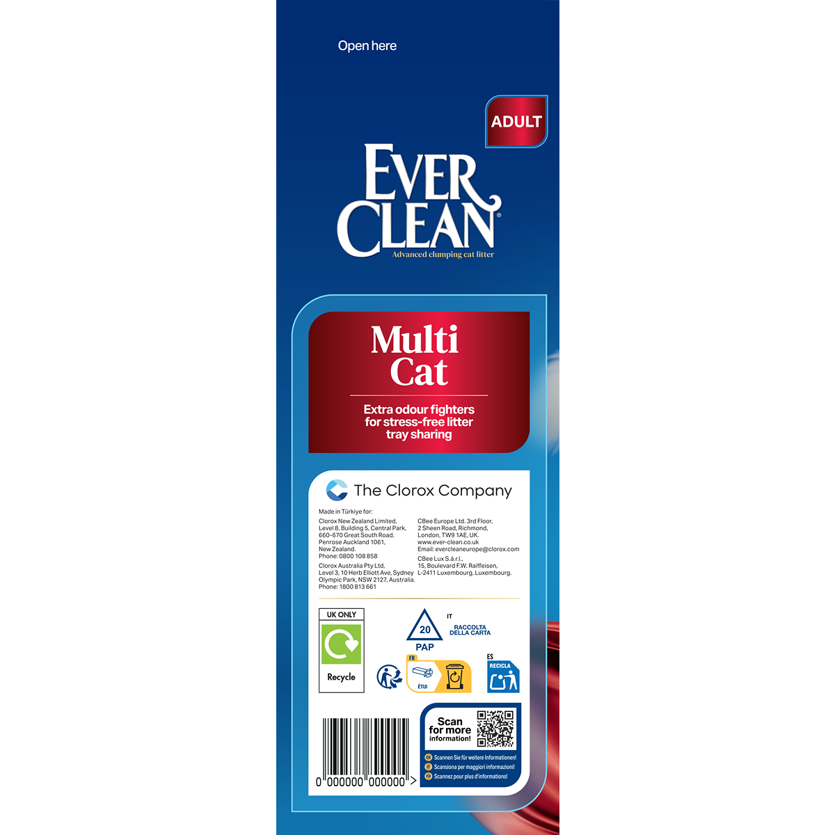 Ever Clean Adult Multi-Cat Scented Clumping Cat Litter