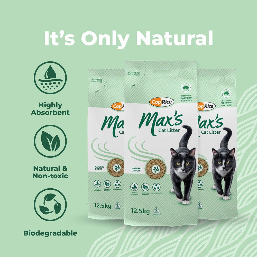 Max's All Natural Cat Litter 12.5kg
