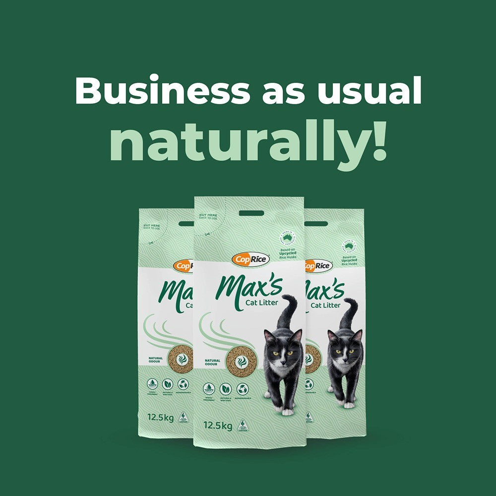Max's All Natural Cat Litter 12.5kg