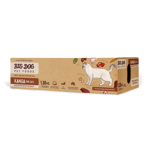 Big Dog BARF Kangaroo Frozen Cat Food 1.38kg