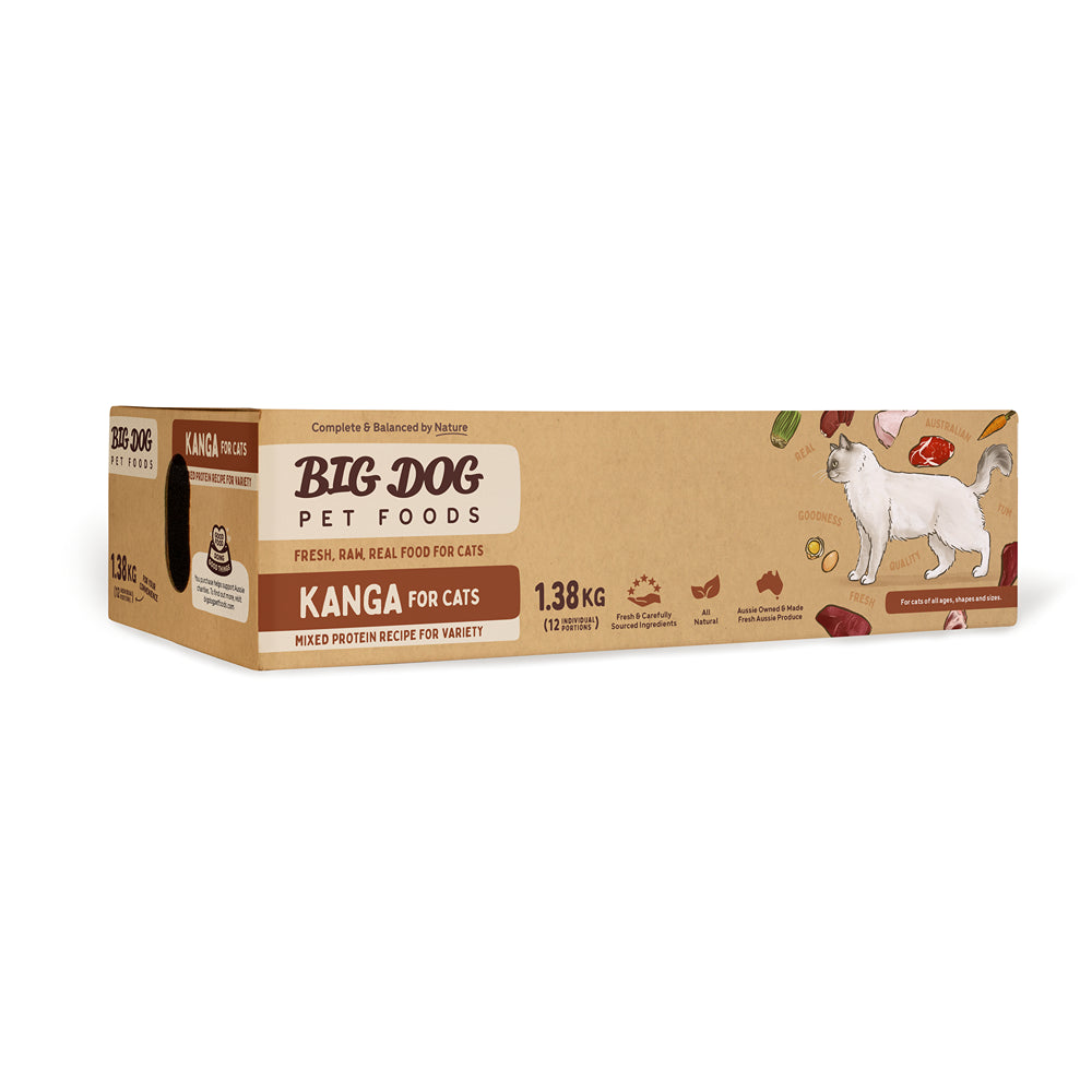 Big Dog BARF Kangaroo Frozen Cat Food 1.38kg