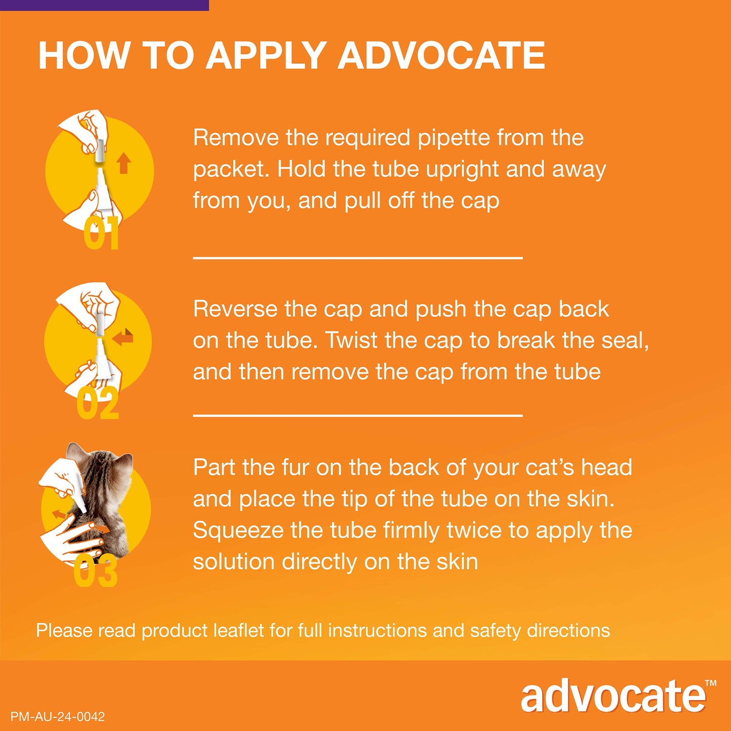 Advocate Spot-On Flea & Worm Treatment >4kg Cat