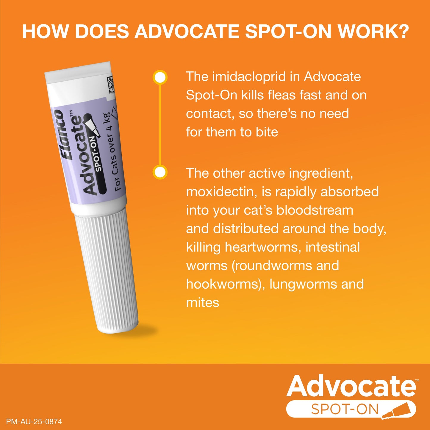 Advocate Spot-On Flea & Worm Treatment >4kg Cat