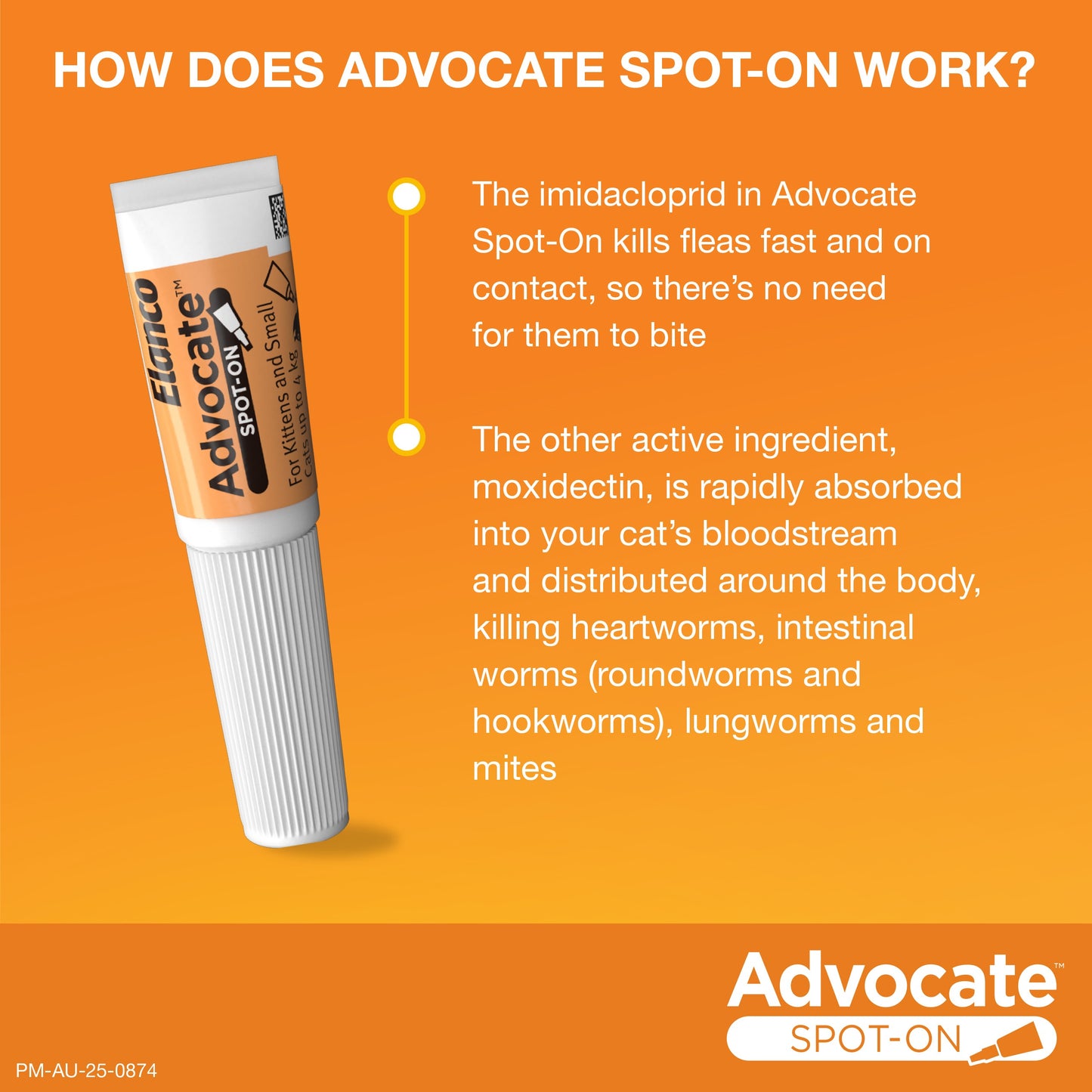 Advocate Spot-On Flea & Worm Treatment <4kg Cat