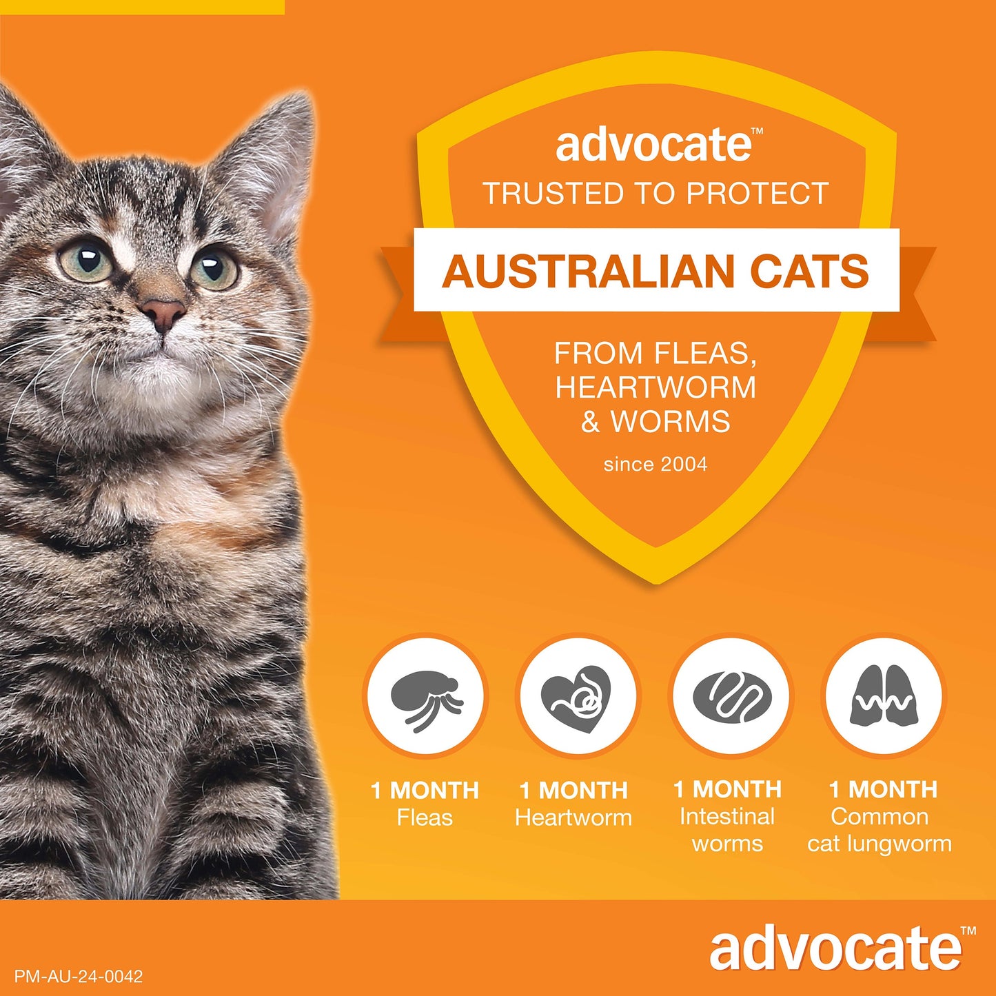 Advocate Spot-On Flea & Worm Treatment <4kg Cat