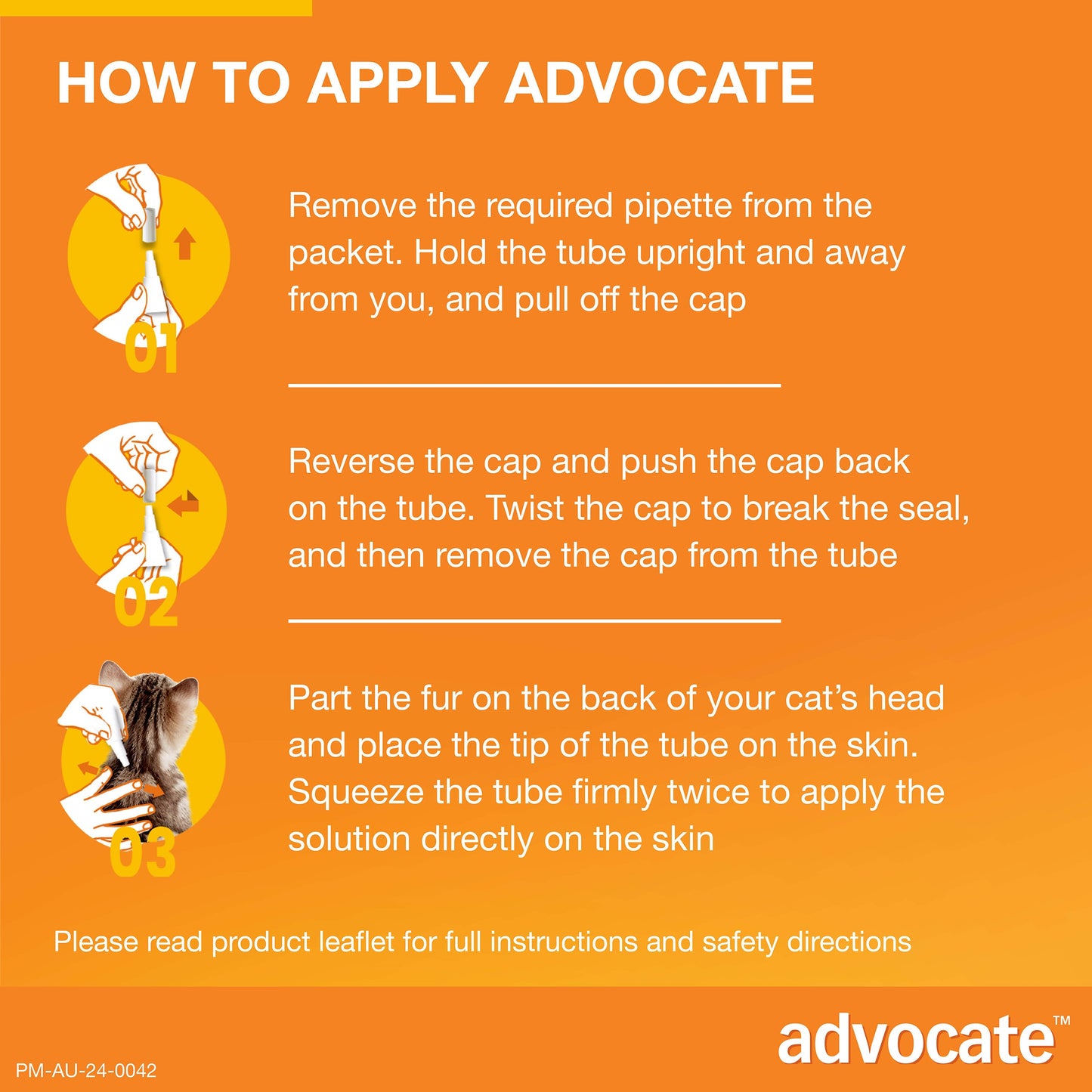 Advocate Spot-On Flea & Worm Treatment <4kg Cat