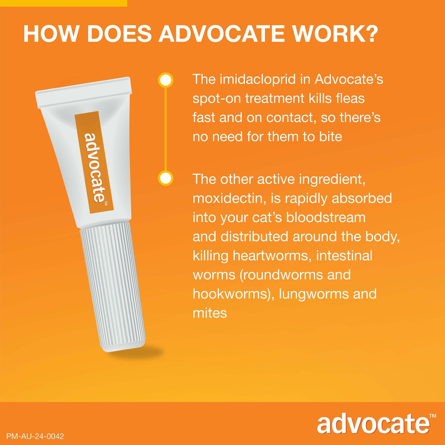 Advocate Spot-On Flea & Worm Treatment <4kg Cat