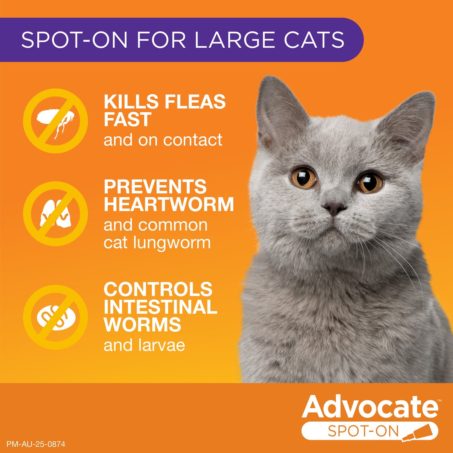 Advocate Spot-On Flea & Worm Treatment >4kg Cat