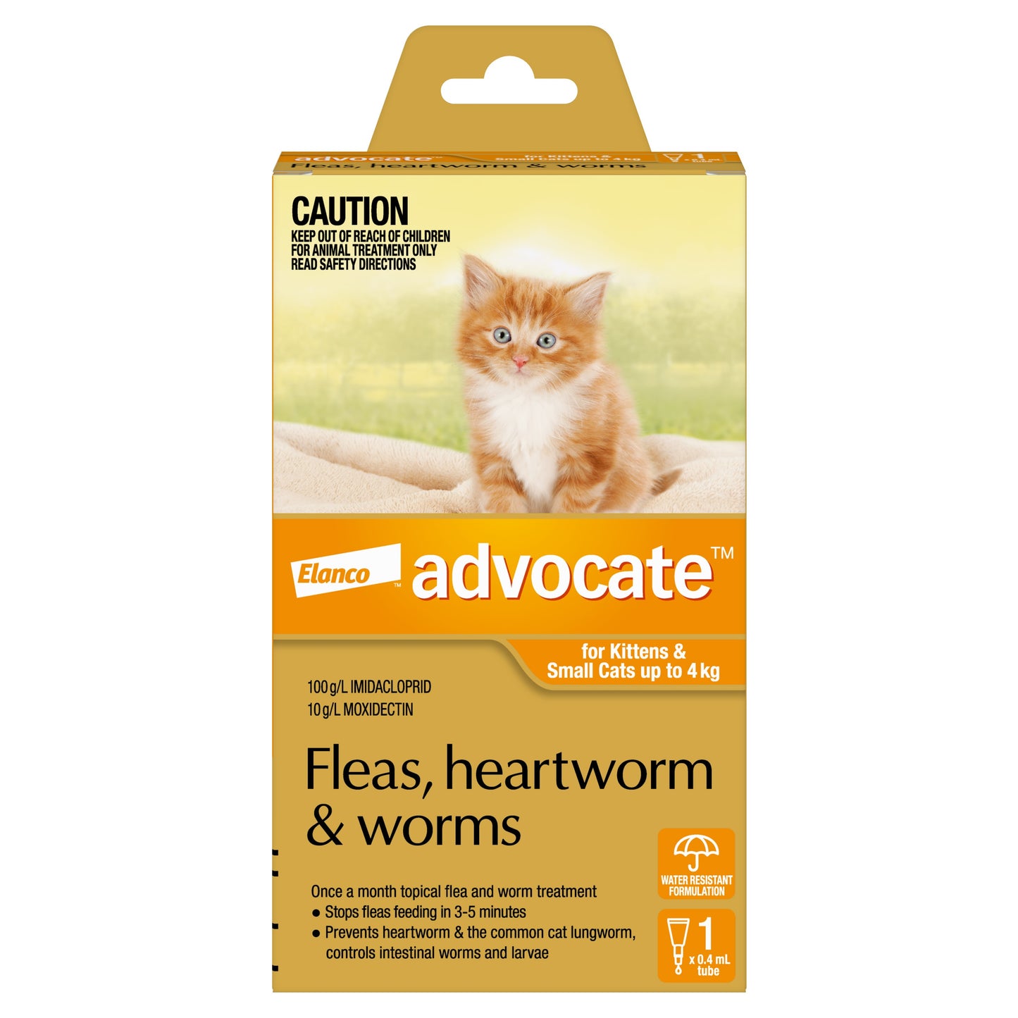 Advocate Spot-On Flea & Worm Treatment <4kg Cat