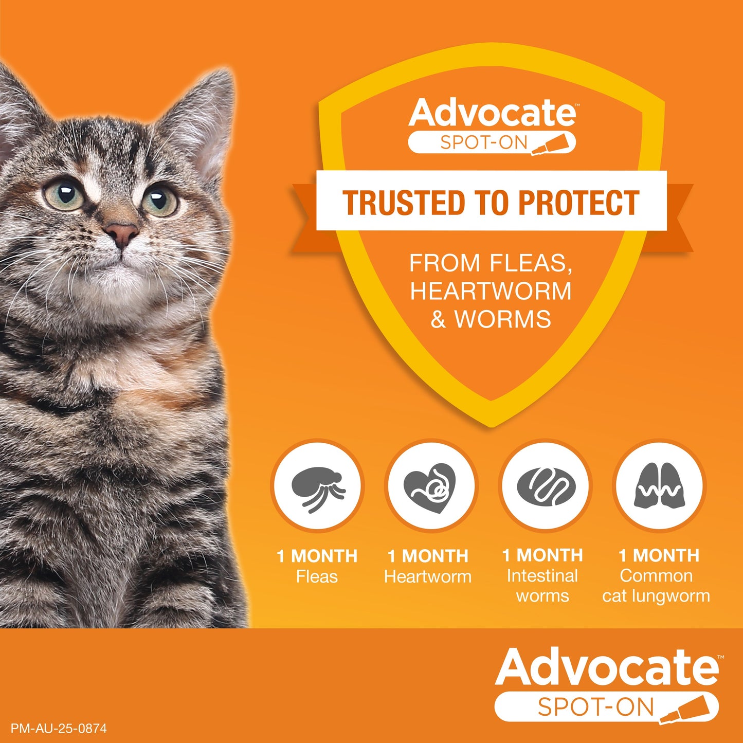 Advocate Spot-On Flea & Worm Treatment <4kg Cat