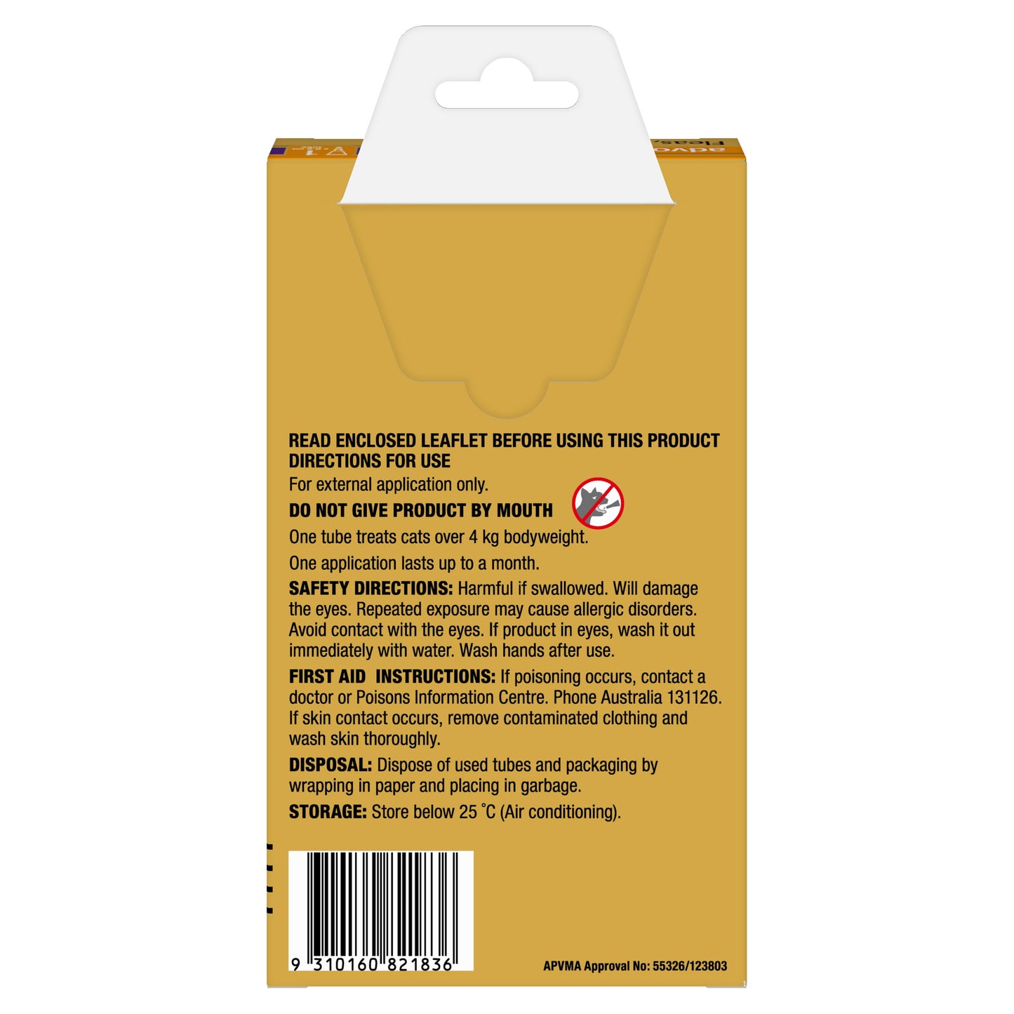 Advocate Spot-On Flea & Worm Treatment >4kg Cat