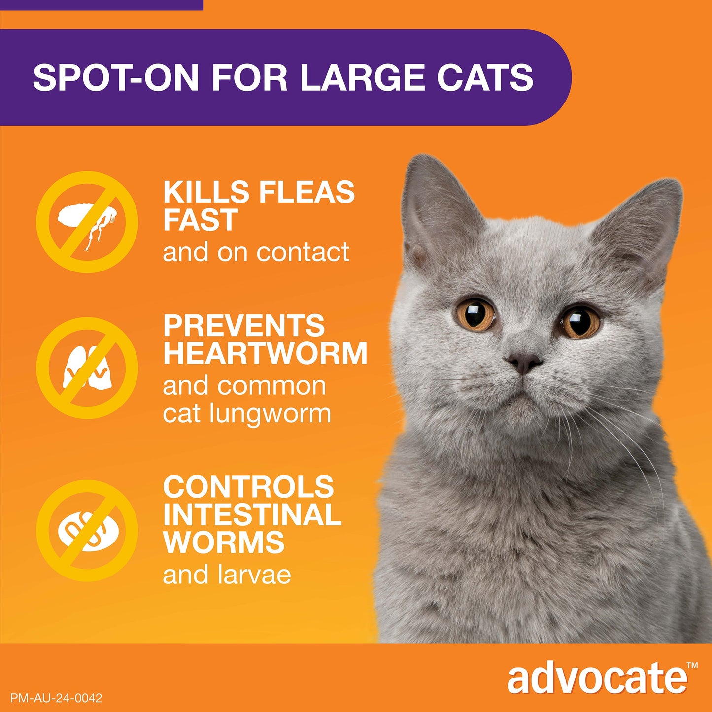 Advocate Spot-On Flea & Worm Treatment >4kg Cat