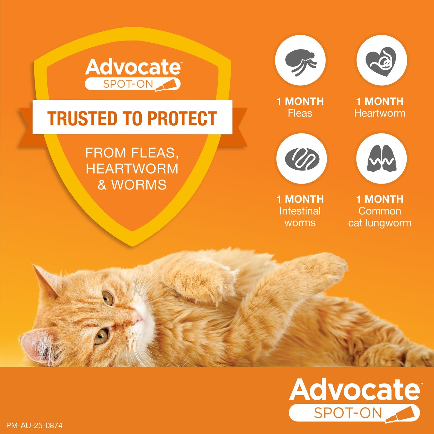 Advocate Spot-On Flea & Worm Treatment >4kg Cat