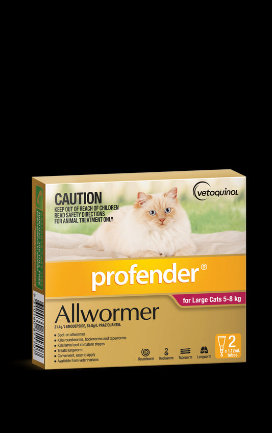 Profender Topical Allwormer 5-8kg Cat