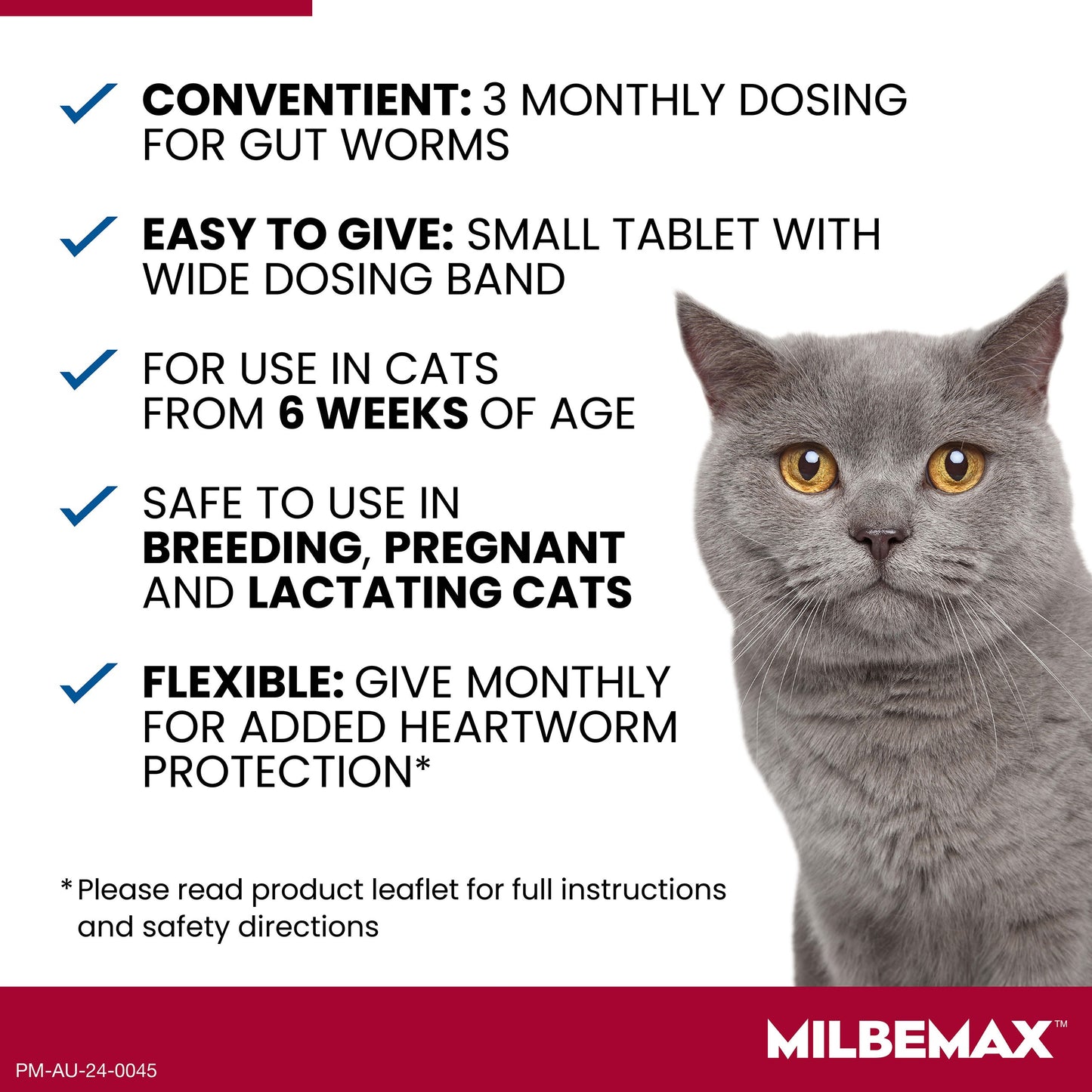 Milbemax Allwormer >2kg Cat 2 Pack