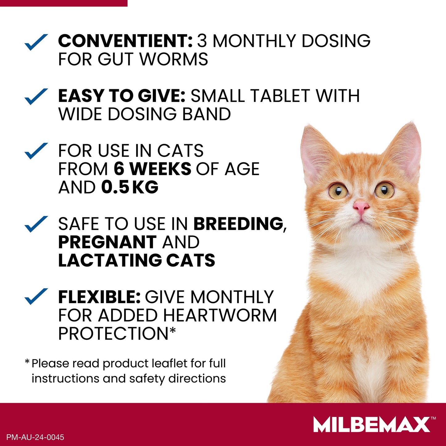 Milbemax Allwormer 0.5-2kg Cat 2pk