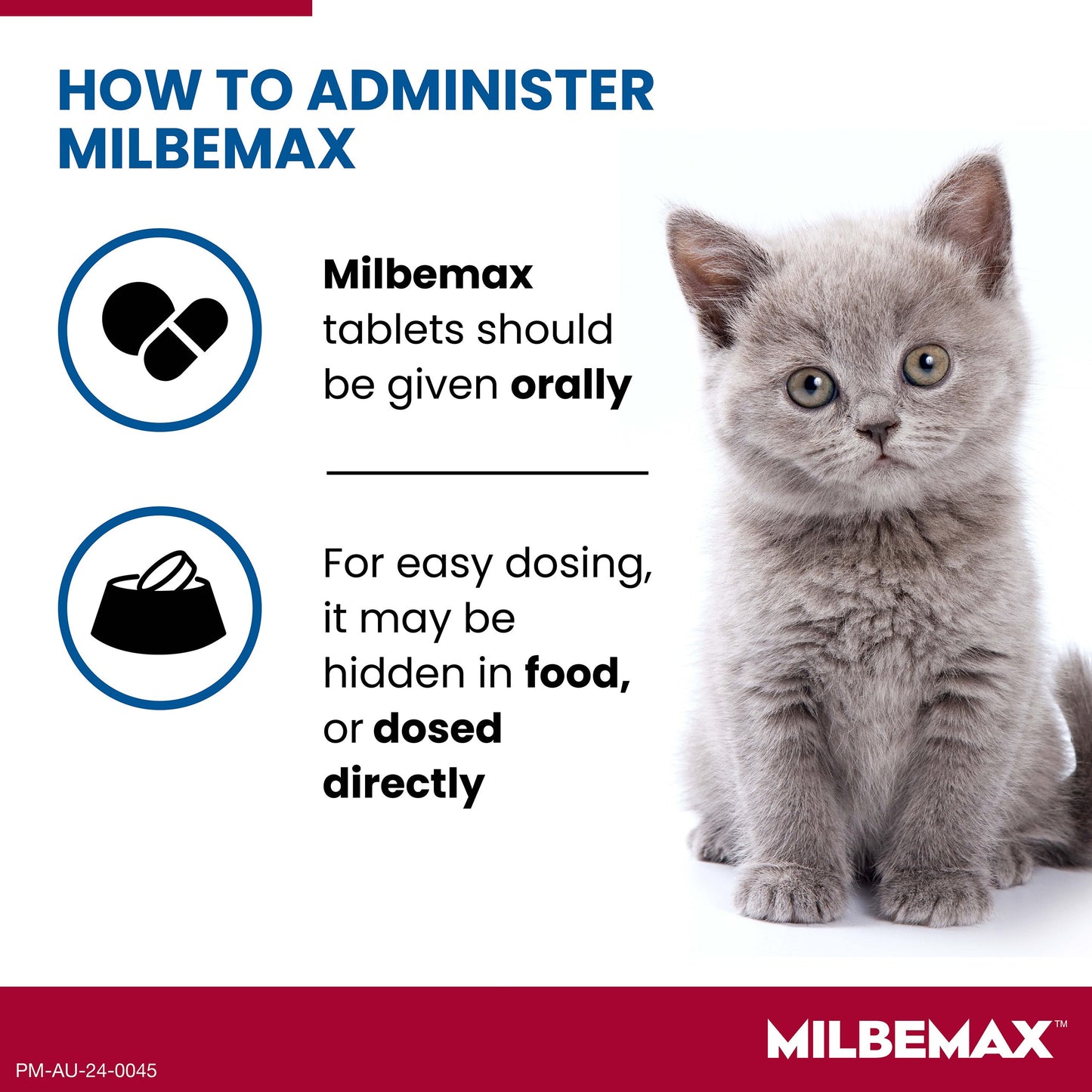 Milbemax Allwormer 0.5-2kg Cat 2pk
