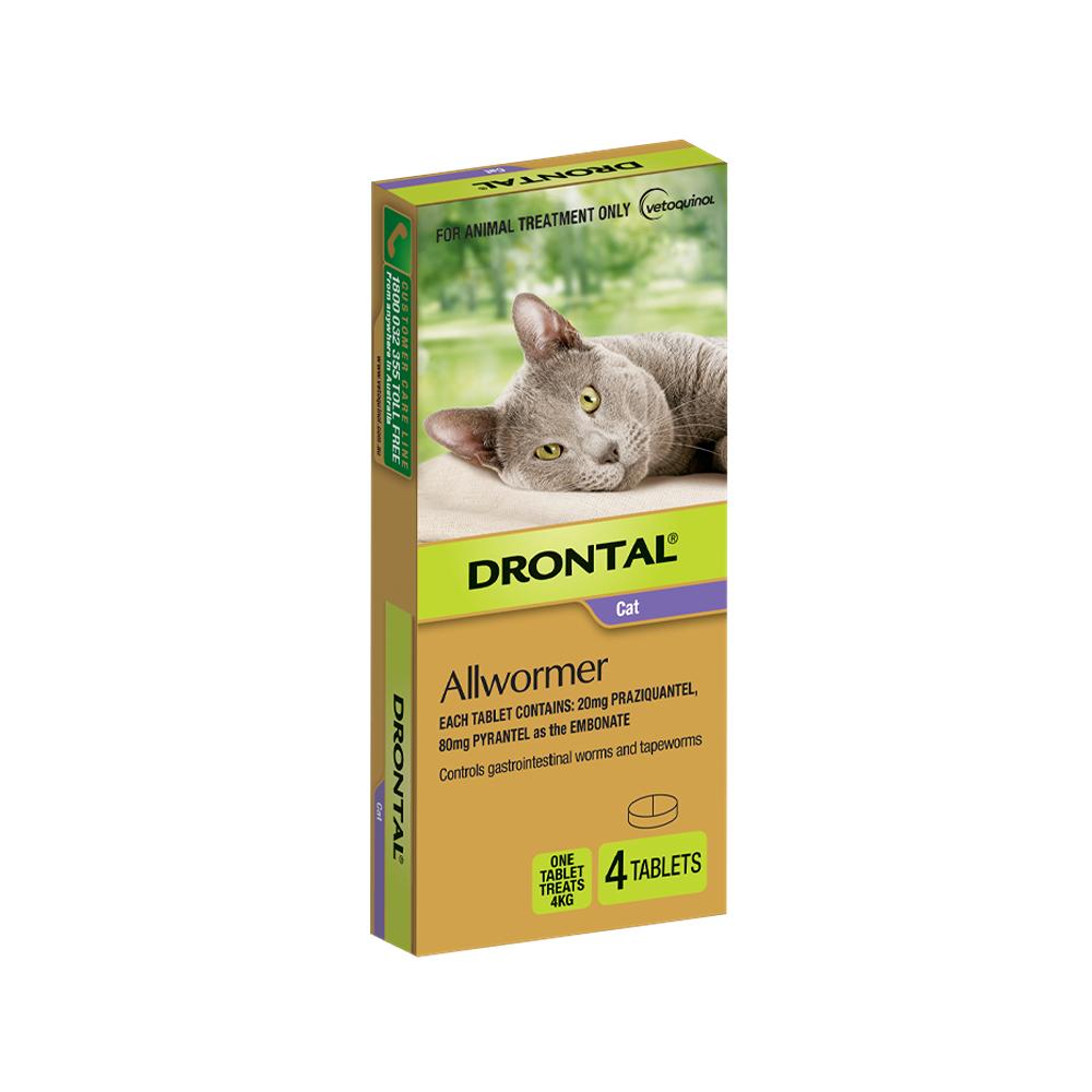 Drontal Allwormer Tablets < 4kg Small Cat