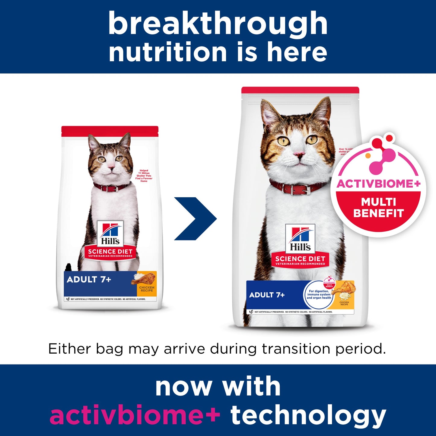 Hill's Science Diet 7+ Adult Dry Cat Food