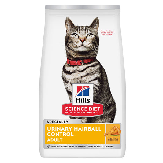 Hill's Science Diet Urinary Hairball Control Adult Dry Cat Food