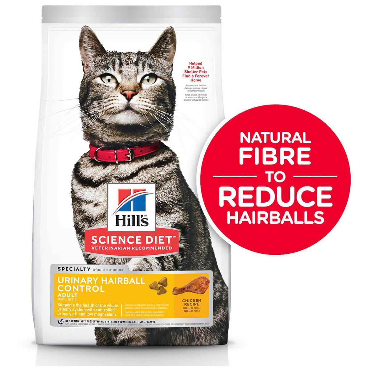 Hill's Science Diet Urinary Hairball Control Adult Dry Cat Food