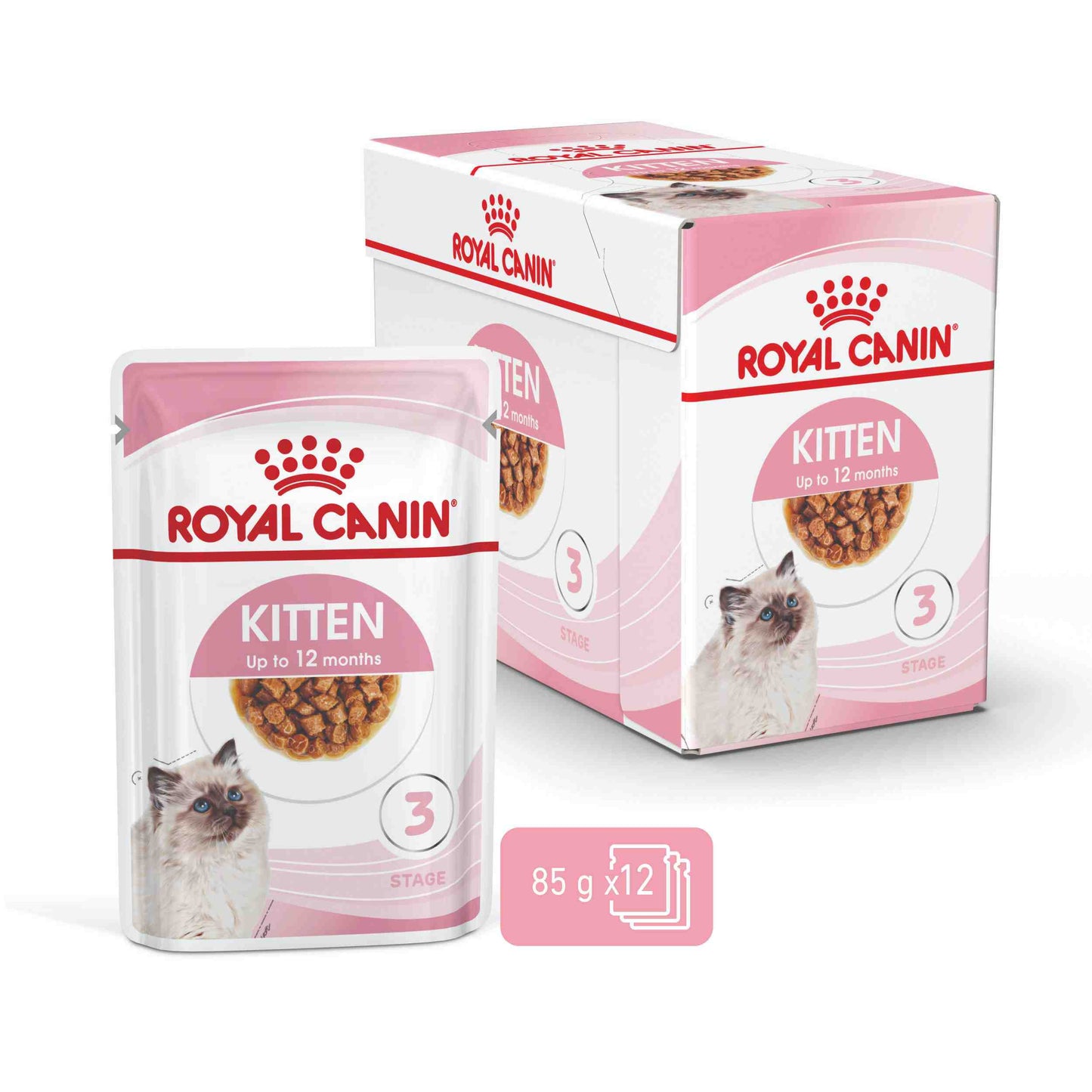 Royal Canin Instinctive Kitten In Gravy Wet Cat Food 85G