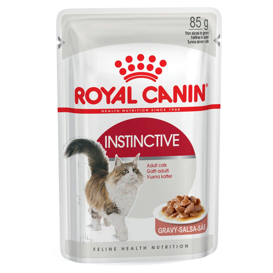 Royal Canin Instinctive Adult In Gravy Wet Cat Food 85G