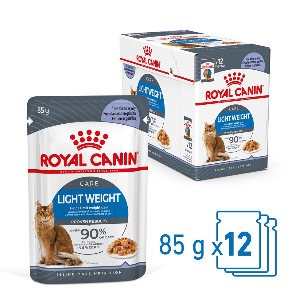 Royal Canin Light Weight Care Jelly Adult Wet Cat Food 85g