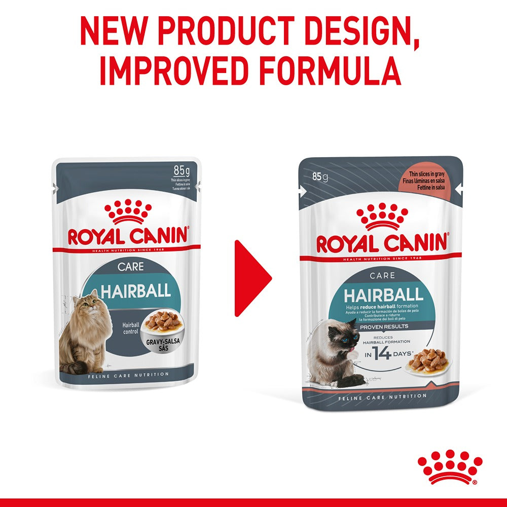 Royal Canin Hairball Care Gravy Adult Wet Cat Food 85g