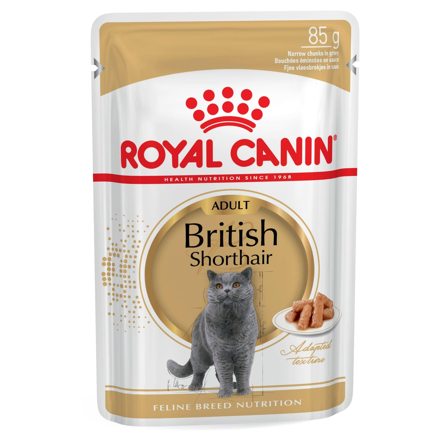 Royal Canin British Shorthair Adult In Gravy Wet Cat Food 85G