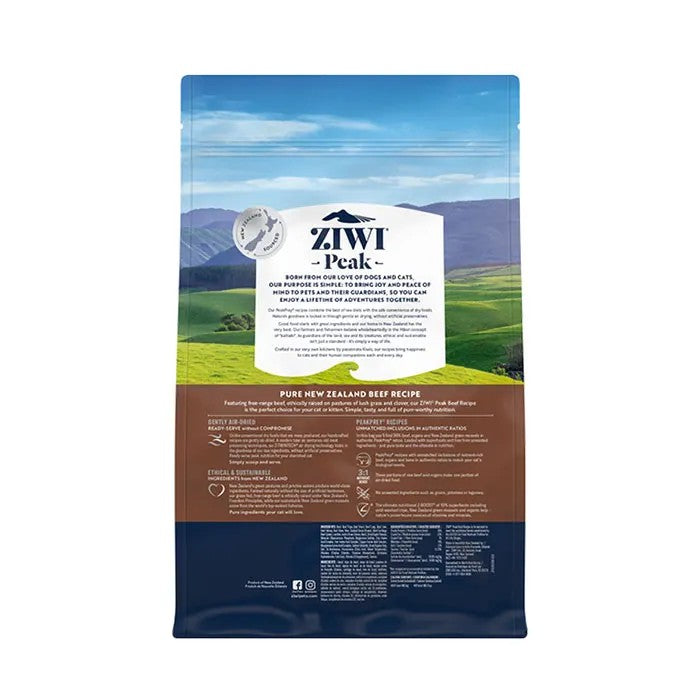 Ziwi Peak Air Dried Beef Recipe Dry Cat Food