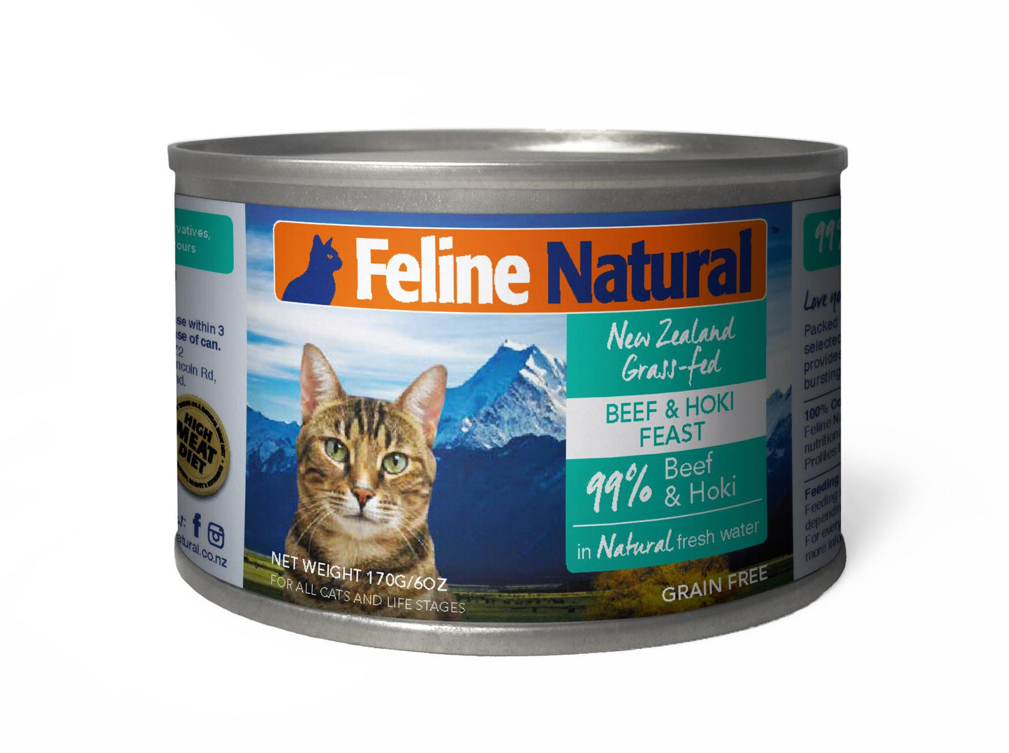 Feline Natural Beef & Hoki Feast Wet Cat Food