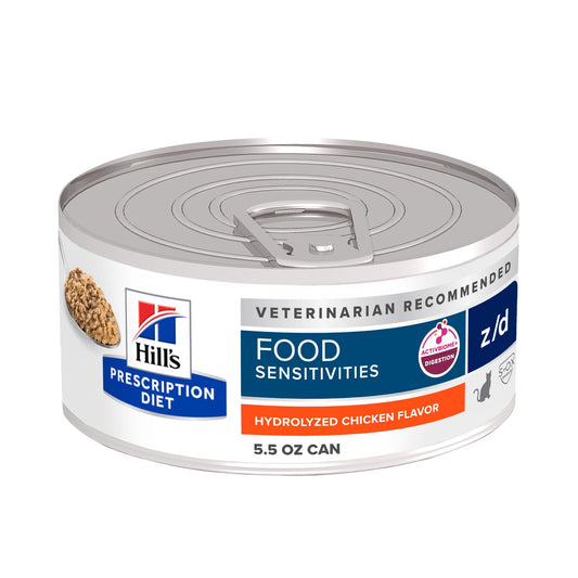 Hill's Prescription Diet Z/D Food Sensitivities Hydrolyzed Chicken Wet Cat Food