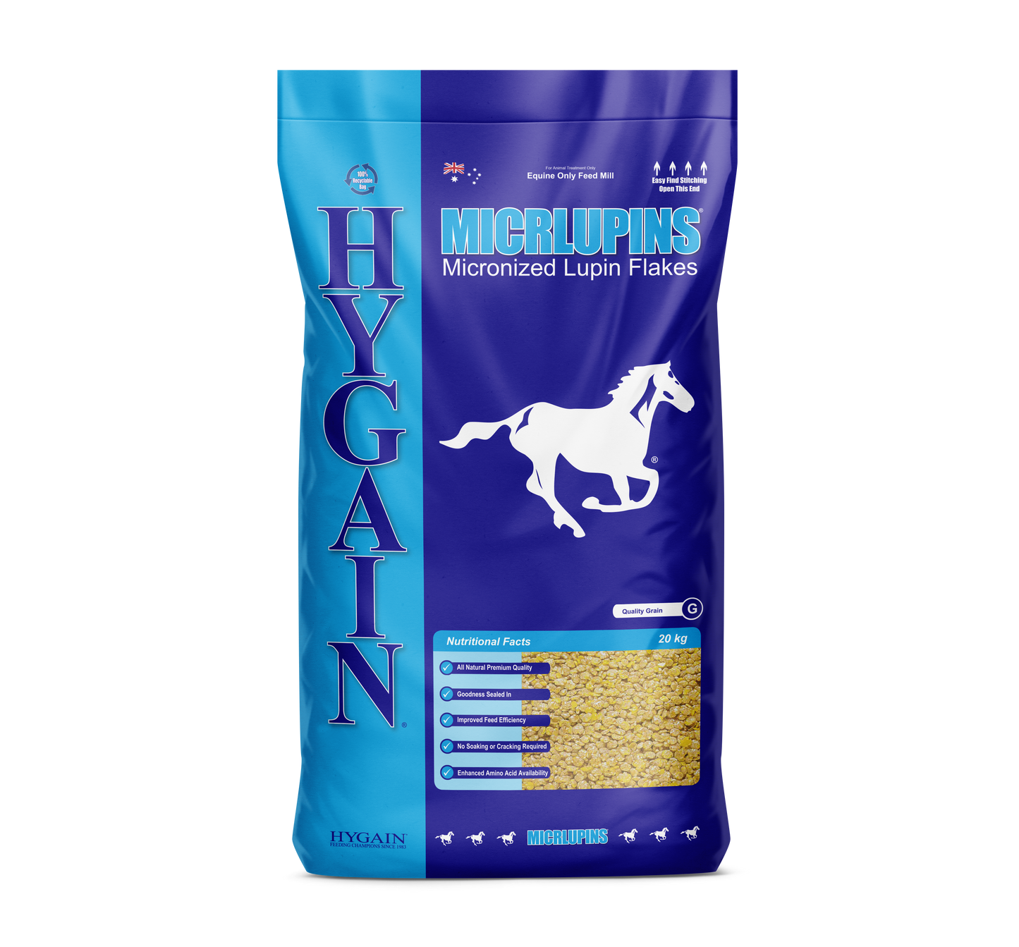 Hygain Micrlupins Horse Feed
