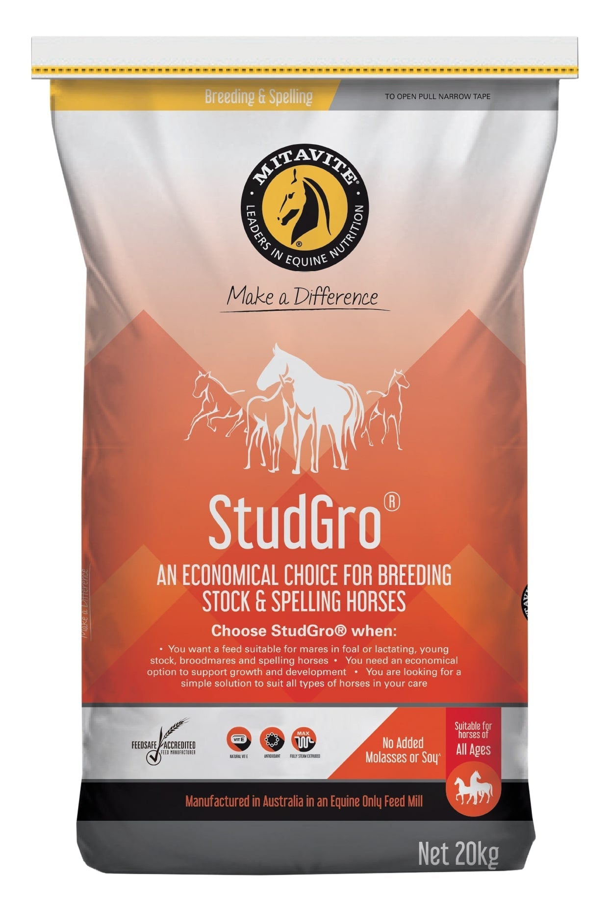 Mitavite StudGro Horse Feed