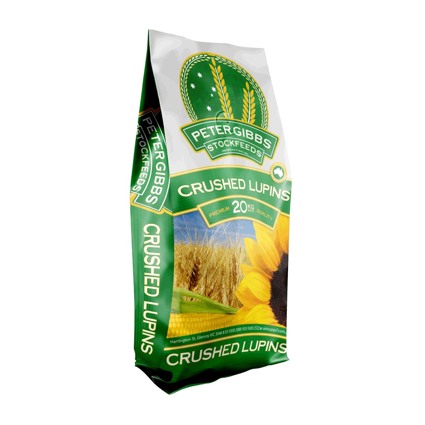 Peter Gibbs Stockfeeds Crushed Lupins Livestock Food
