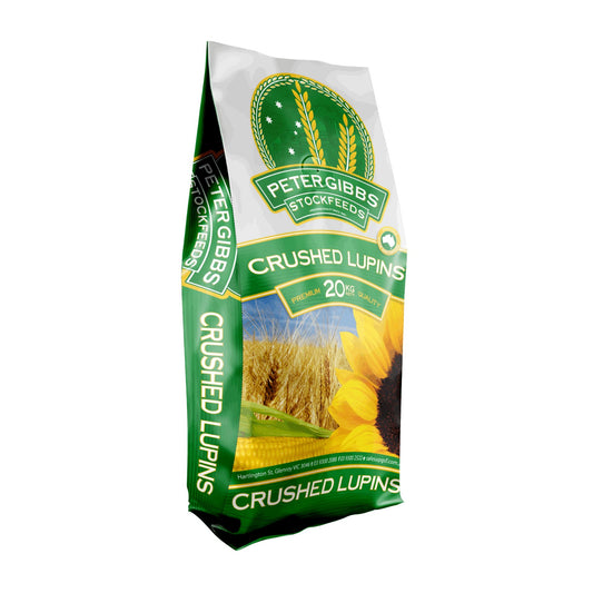 Peter Gibbs Stockfeeds Crushed Lupins Livestock Food