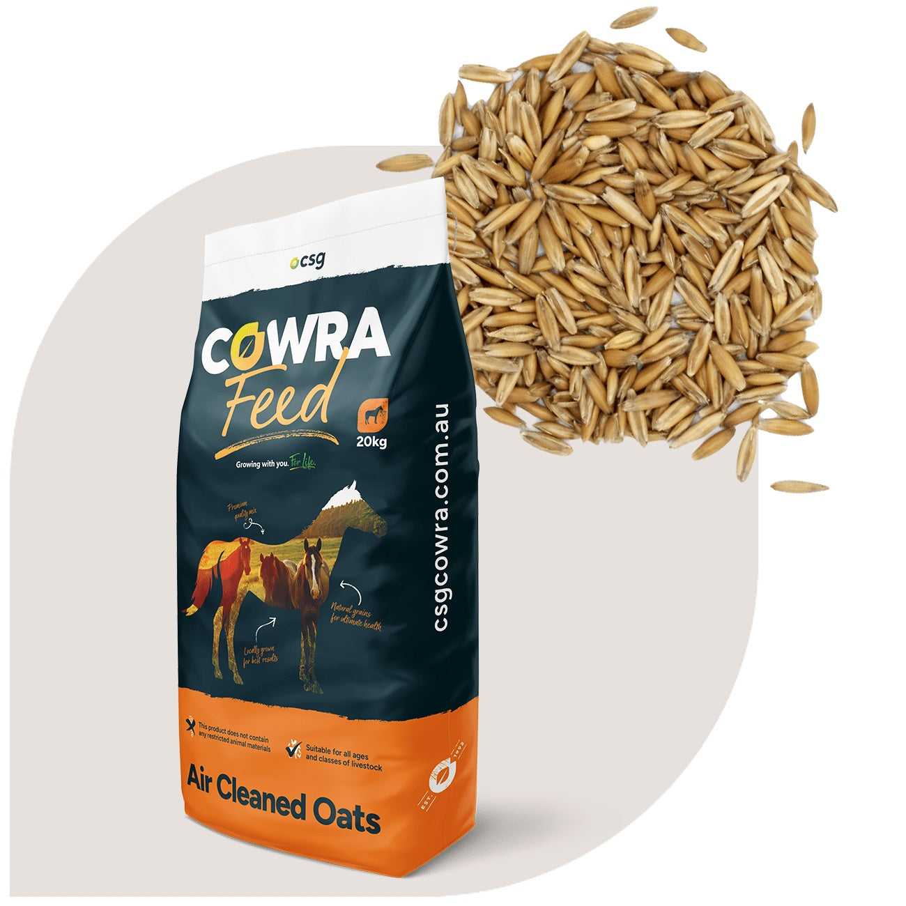 Cowra Feed Air Cleaned Oats