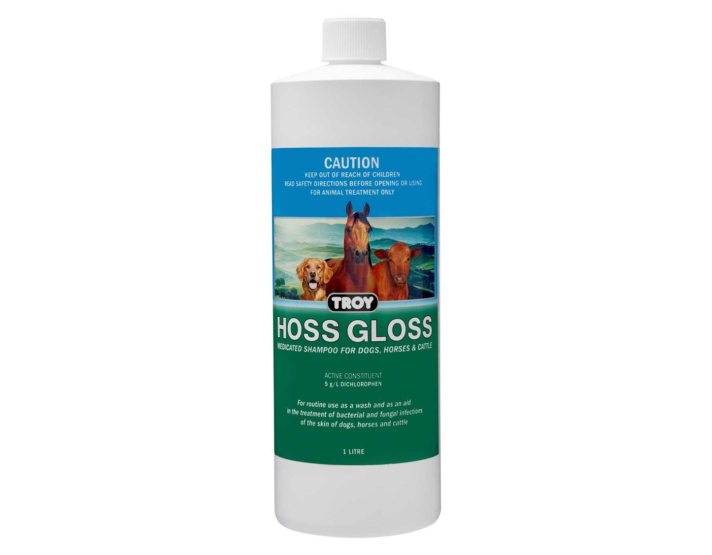 Troy - Hoss Gloss - Medicated Shampoo for Horses