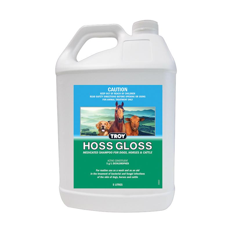 Troy - Hoss Gloss - Medicated Shampoo for Horses