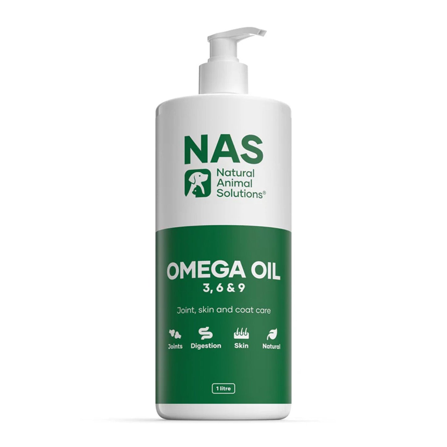 Natural Animal Solutions Omega Oil 3 6 & 9 Supplement for Dogs & Horses