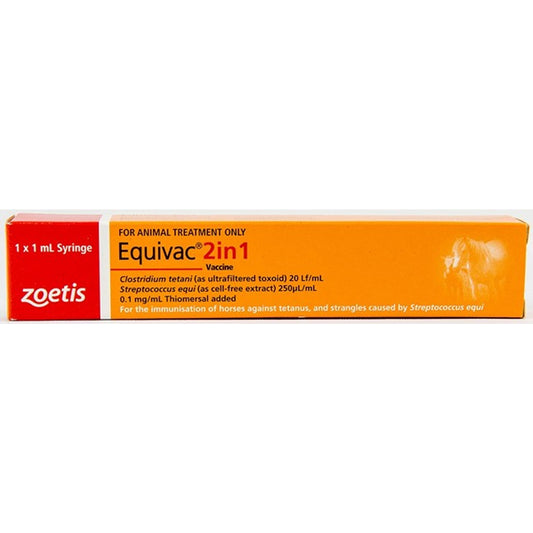Equivac 2 In 1 Horse Vaccine Treatment