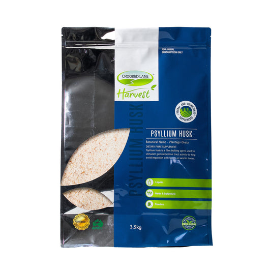 Crooked Lane Psylium Husk 95% Horse, Dog & Cat Supplement