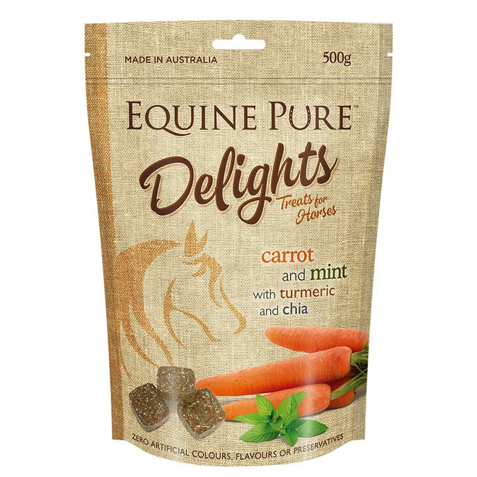 Equine Pure Delights Carrot & Mint Horse Treats