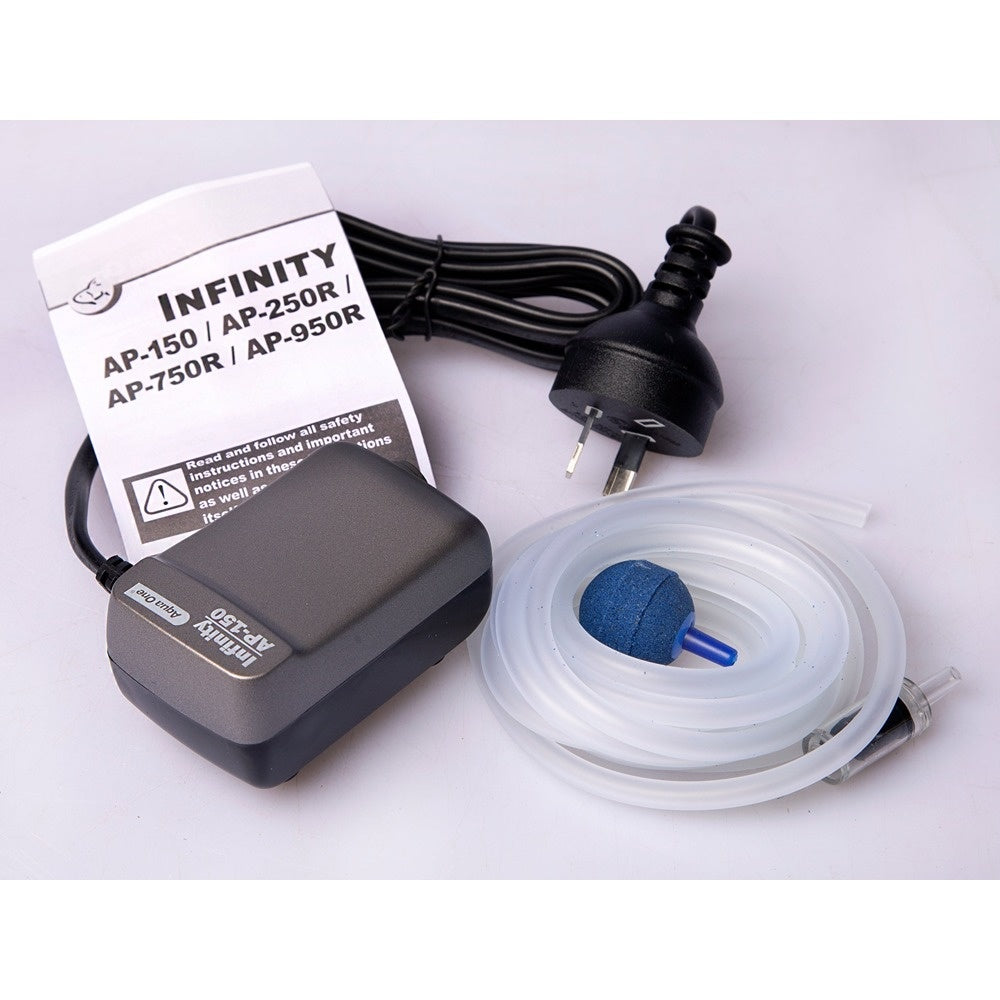 Aqua One AP150 Infinity Airpump Single 100L/HR