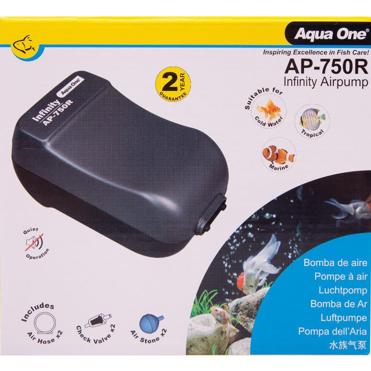 Aqua One AP750 Infinity Airpump Twin 2x200L/HR