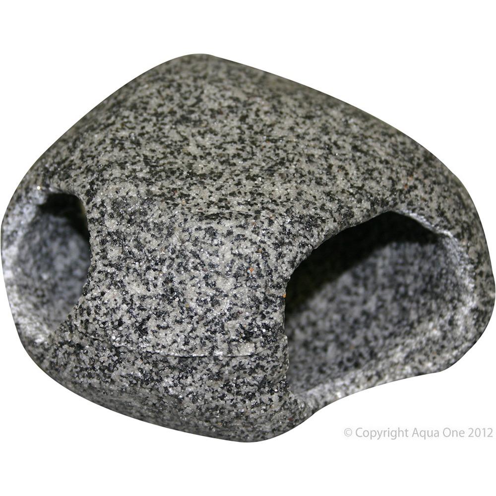 Aqua One Fish Ornament Large Granite Cave 12.5x12x8cm