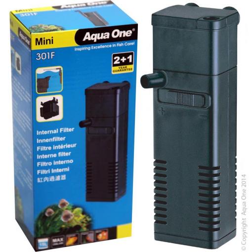 Aqua One 301F Mini Internal Filter 250L/HR 240V